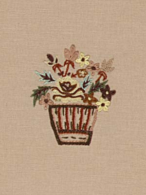 Robert Allen Floral Basket | Antique Multipurpose - 026657