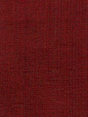 Close-up of deep red woven fabric with visible fibers and coarse texture.