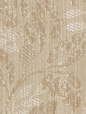 Alabaster upholstery fabric with a muted leaf pattern and woven texture.