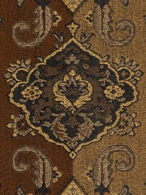 Robert Allen Star Crest | Chocolat Upholstery - 081622