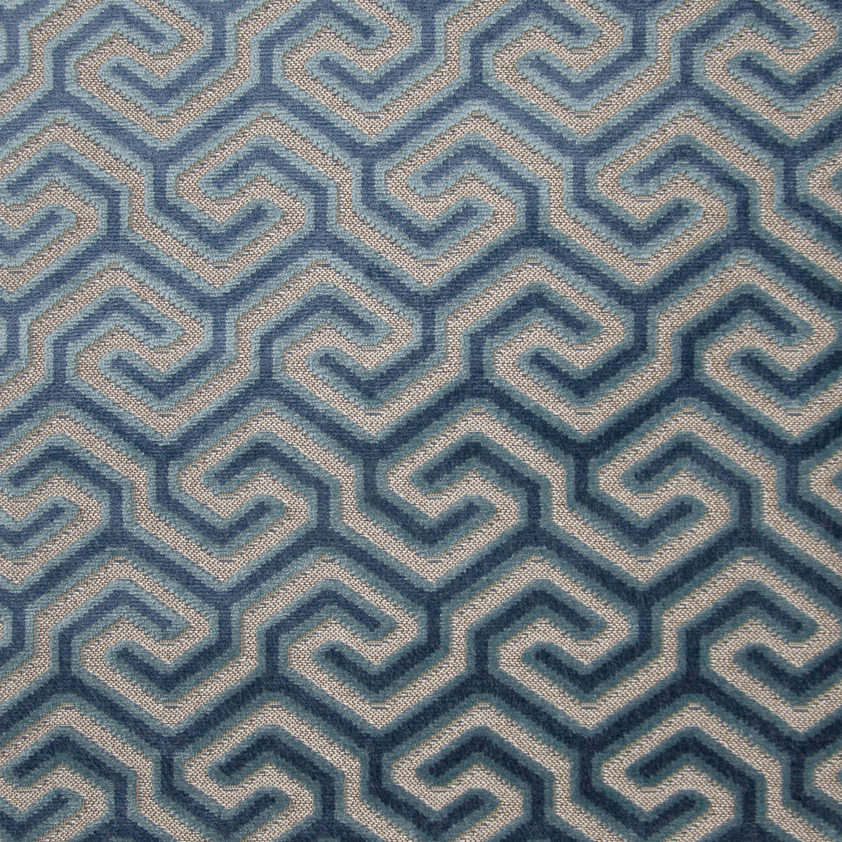 MAXWELL FABRICS VELVET PATTERN # 605 SAPPHIRE - GK1605