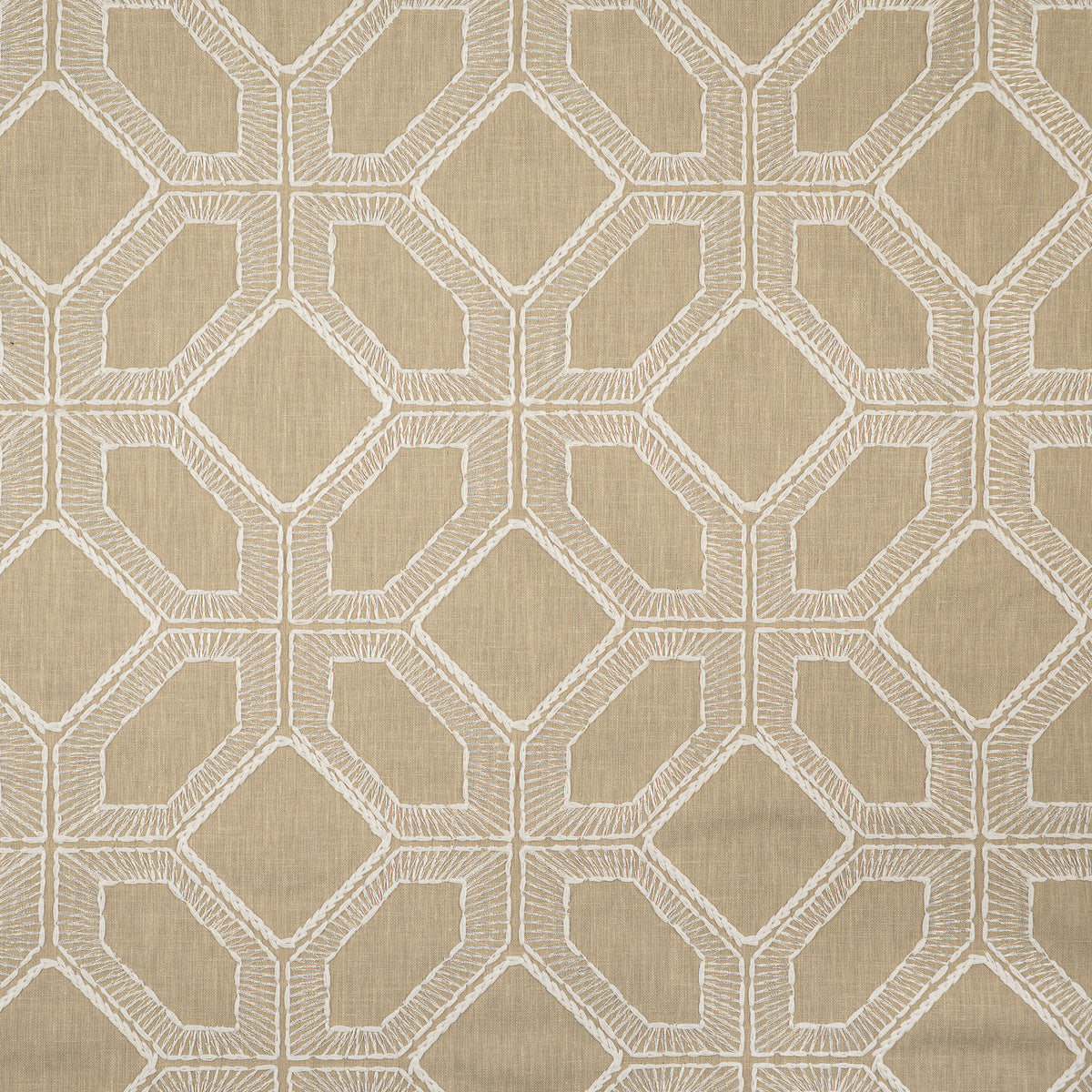 MAXWELL FABRICS DRAPERY,MULTI- PATTERN # 423 FLAX - CJQ423