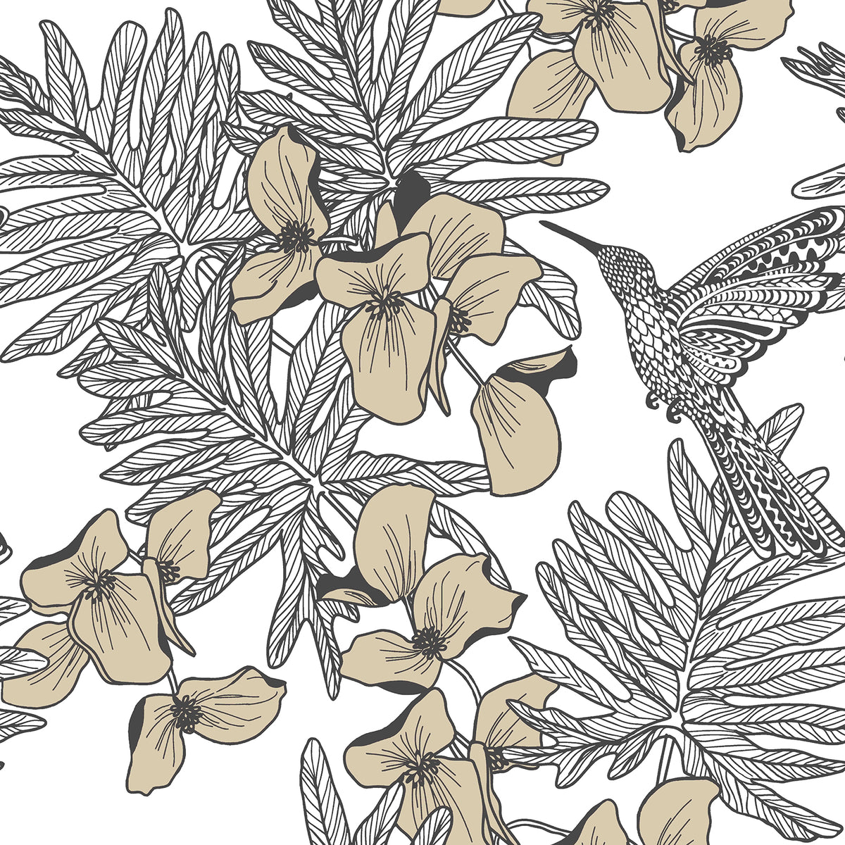 MAXWELL FABRICS WALLPAPER - WP # 06 JET - 180411706