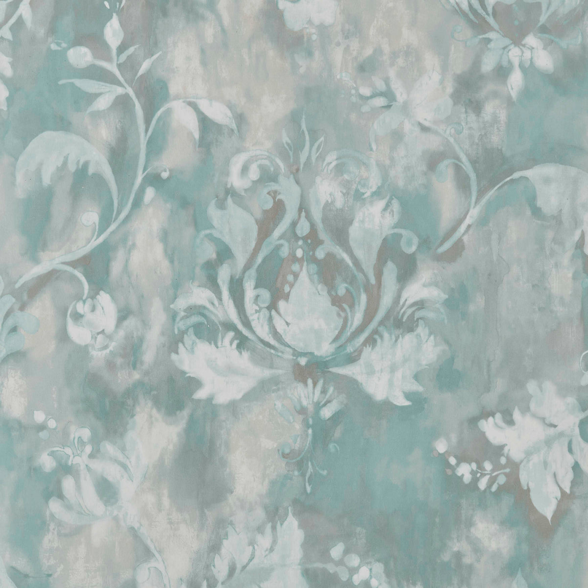 MAXWELL FABRICS WALLPAPER - WP # 03 AQUA - 210915603