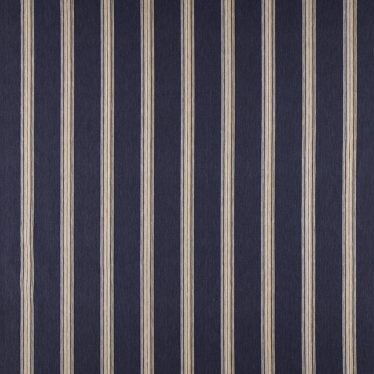 MAXWELL FABRICS UPHOLSTERY STRIPES # 605 NAVY - AV3605