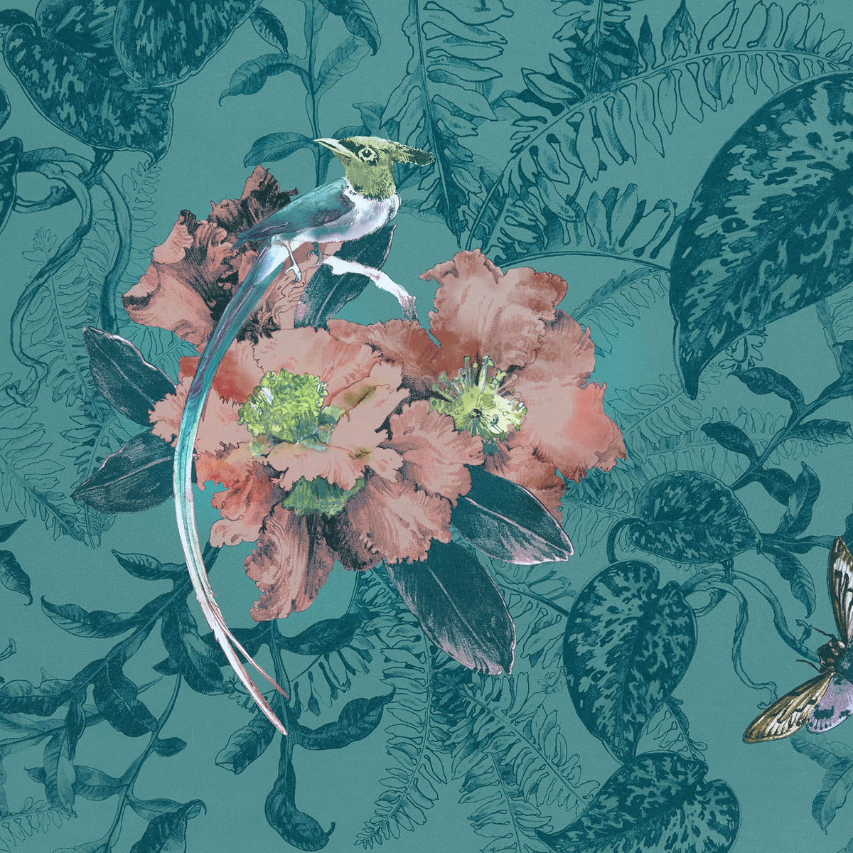 MAXWELL FABRICS WALLPAPER - WP # 02 MINERAL - 200814402