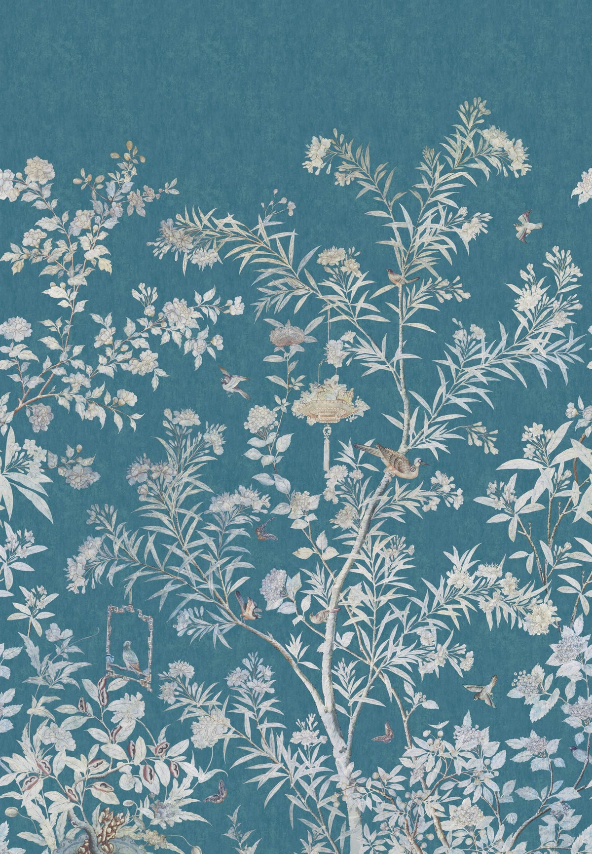 MAXWELL FABRICS WALLPAPER - WP # 01 PRUSSIAN BLUE - 251319201