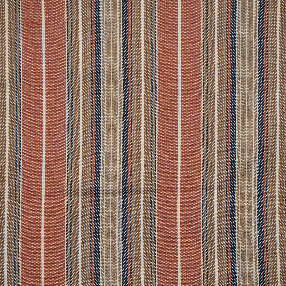 MAXWELL FABRICS DRAPERY,MULTI-STRIPE,CHECK # 711 PAPRIKA - DO7711