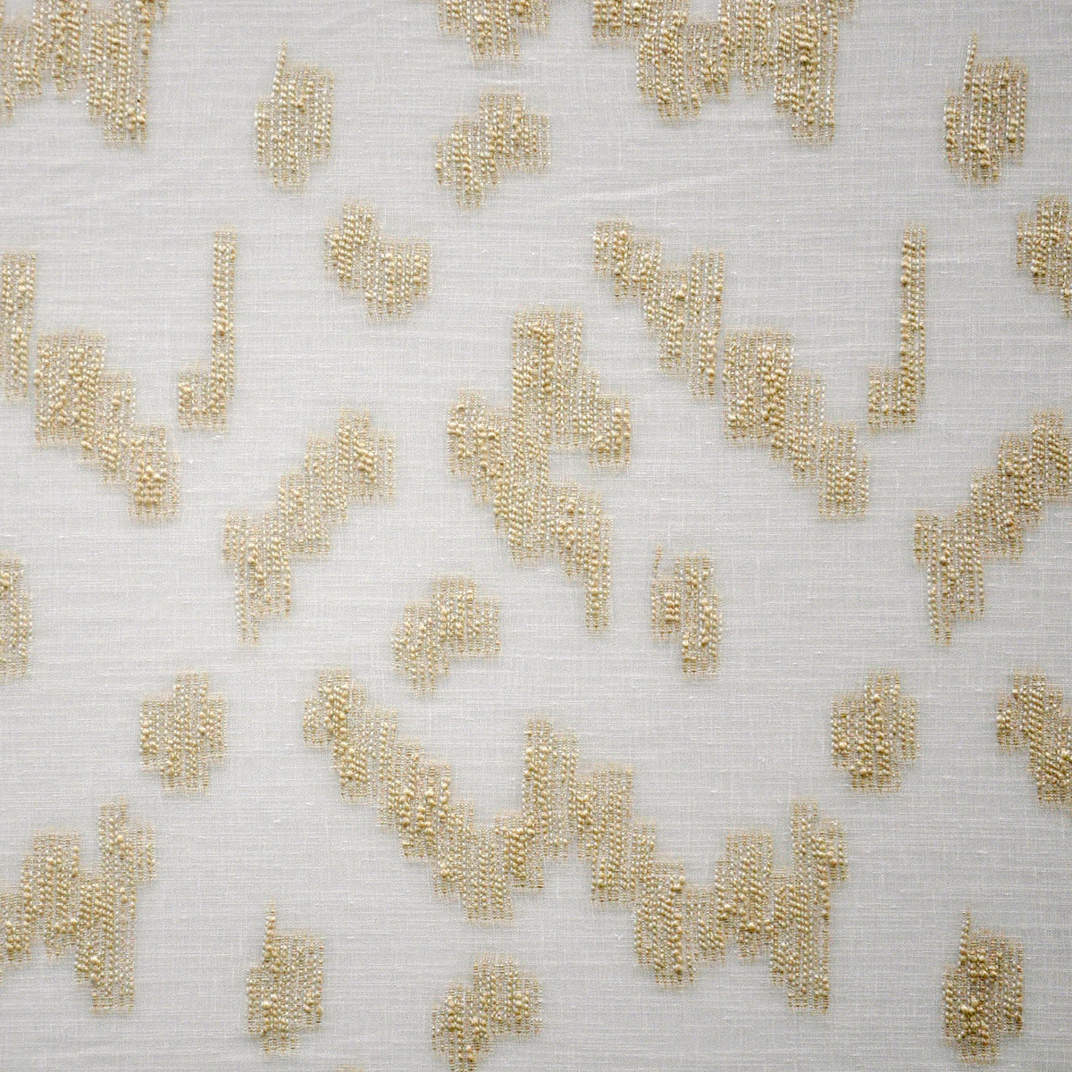 MAXWELL FABRICS SHEER PATTERN # 405 NATURAL - J95405