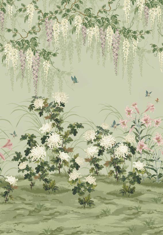 MAXWELL FABRICS WALLPAPER - WP # 03 PISTACHIO - 251319103