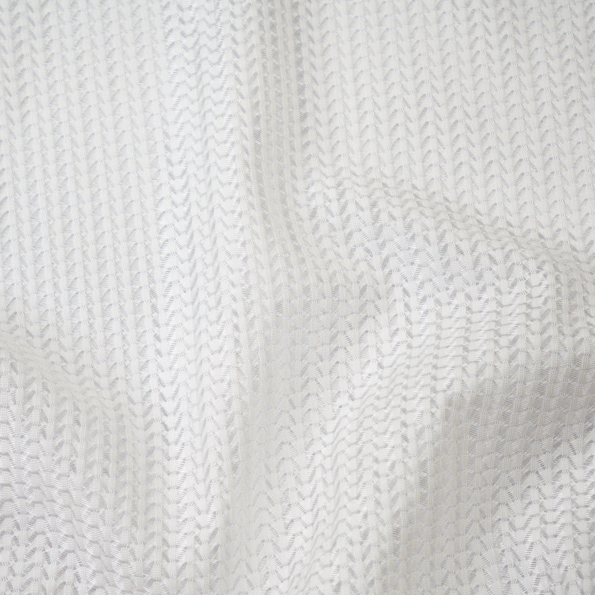 MAXWELL FABRICS SHEER SOLID,TEXTURE # 254 PURE WHITE - AU7254