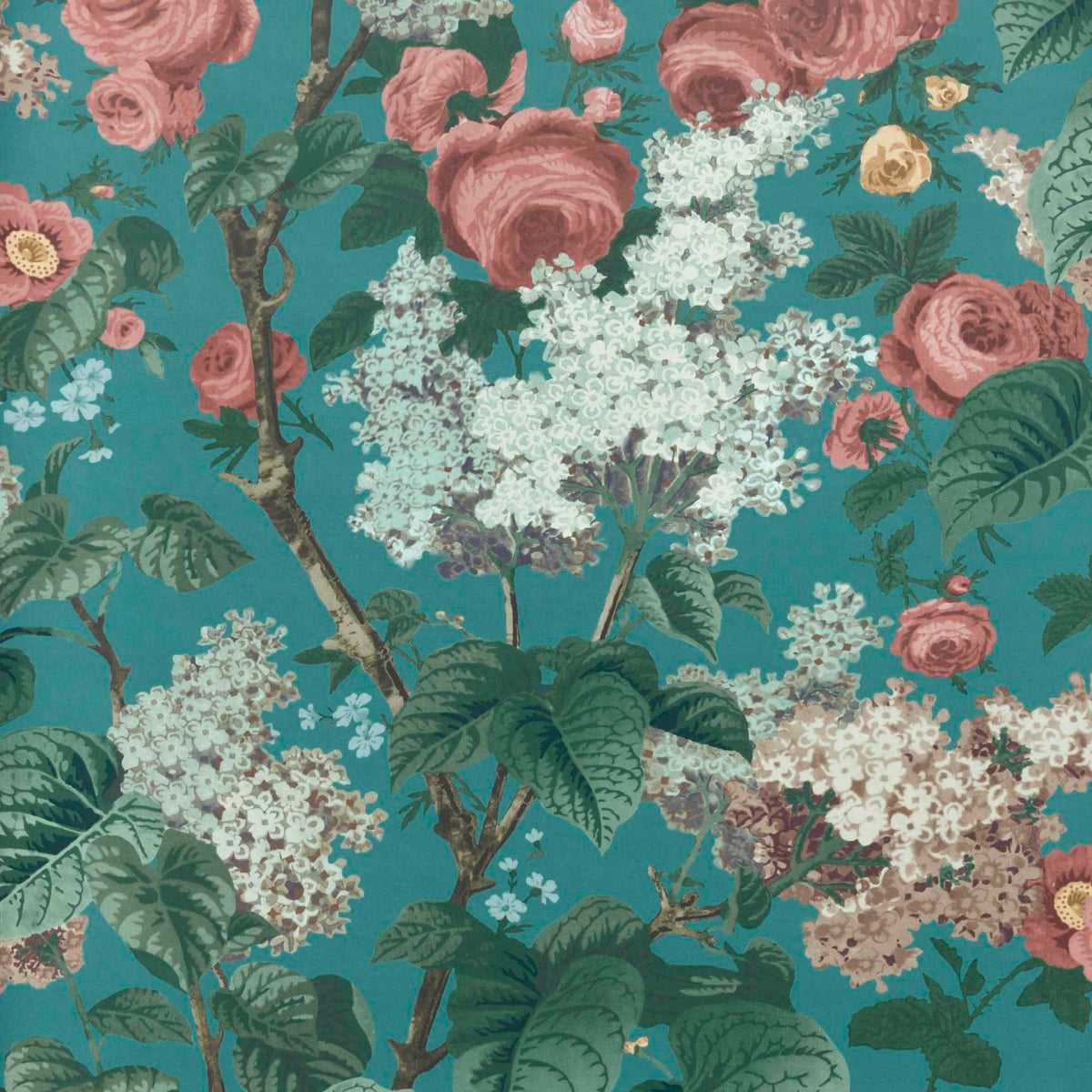 MAXWELL FABRICS WALLPAPER - WP # 03 TEAL - 231116803