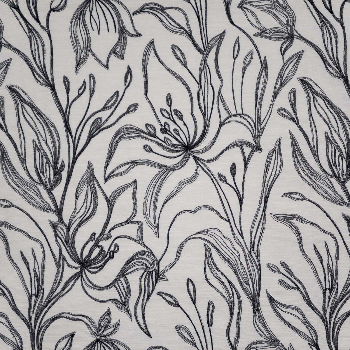 MAXWELL FABRICS DRAPERY,MULTI- PATTERN # 433 NOIR - HM1433