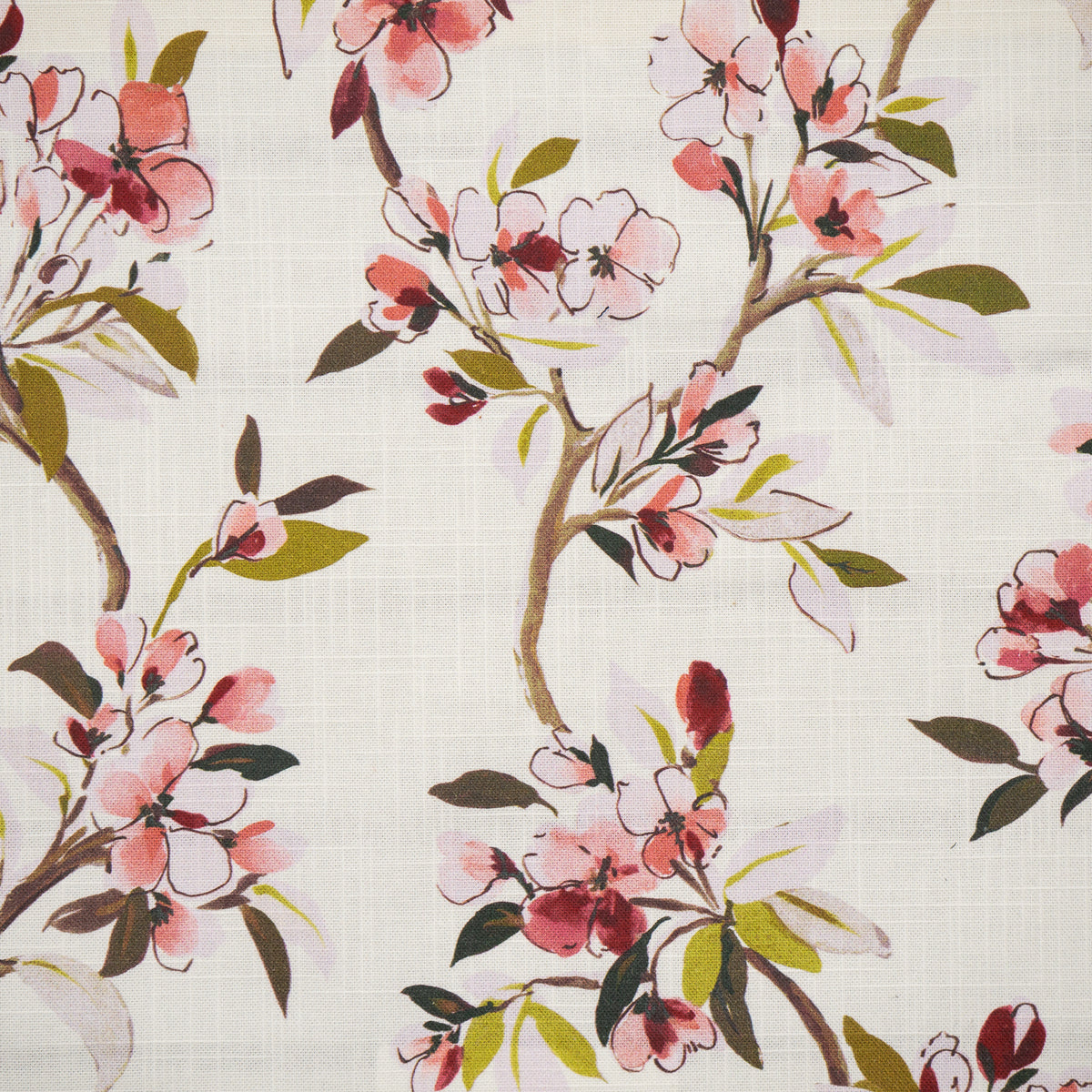MAXWELL FABRICS DRAPERY,MULTI- PATTERN # 710 STRAWBERRY - CIX710