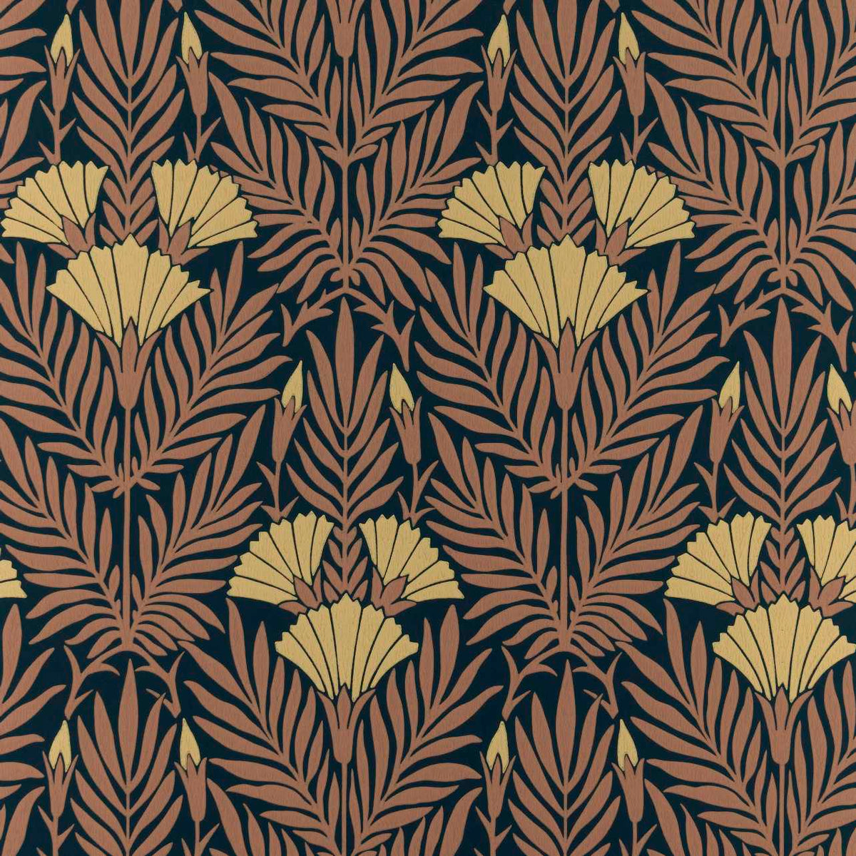 MAXWELL FABRICS WALLPAPER - WP # 03 BURNT ORANGE - 231117103