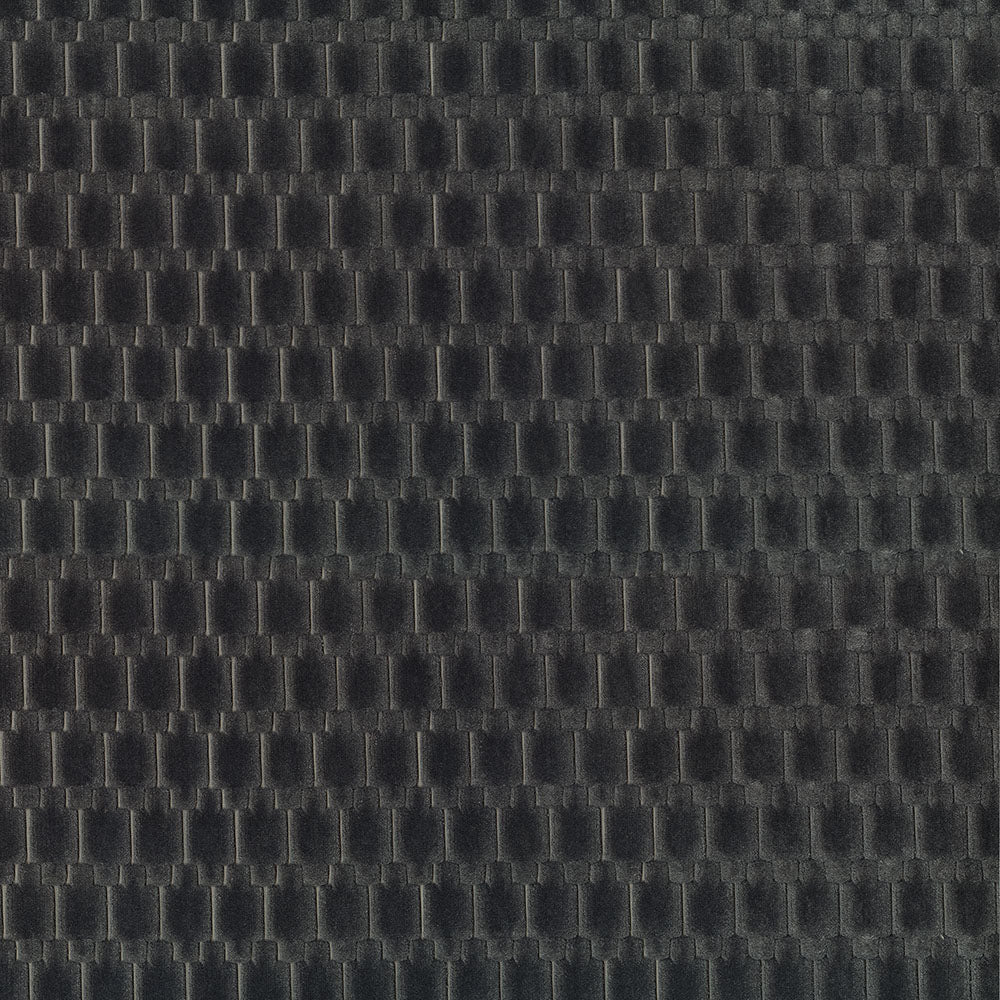 NICHOLASJOHN INC NJ-CHARM Graphite Velvet,Geometric Fabric - NJ25-2063