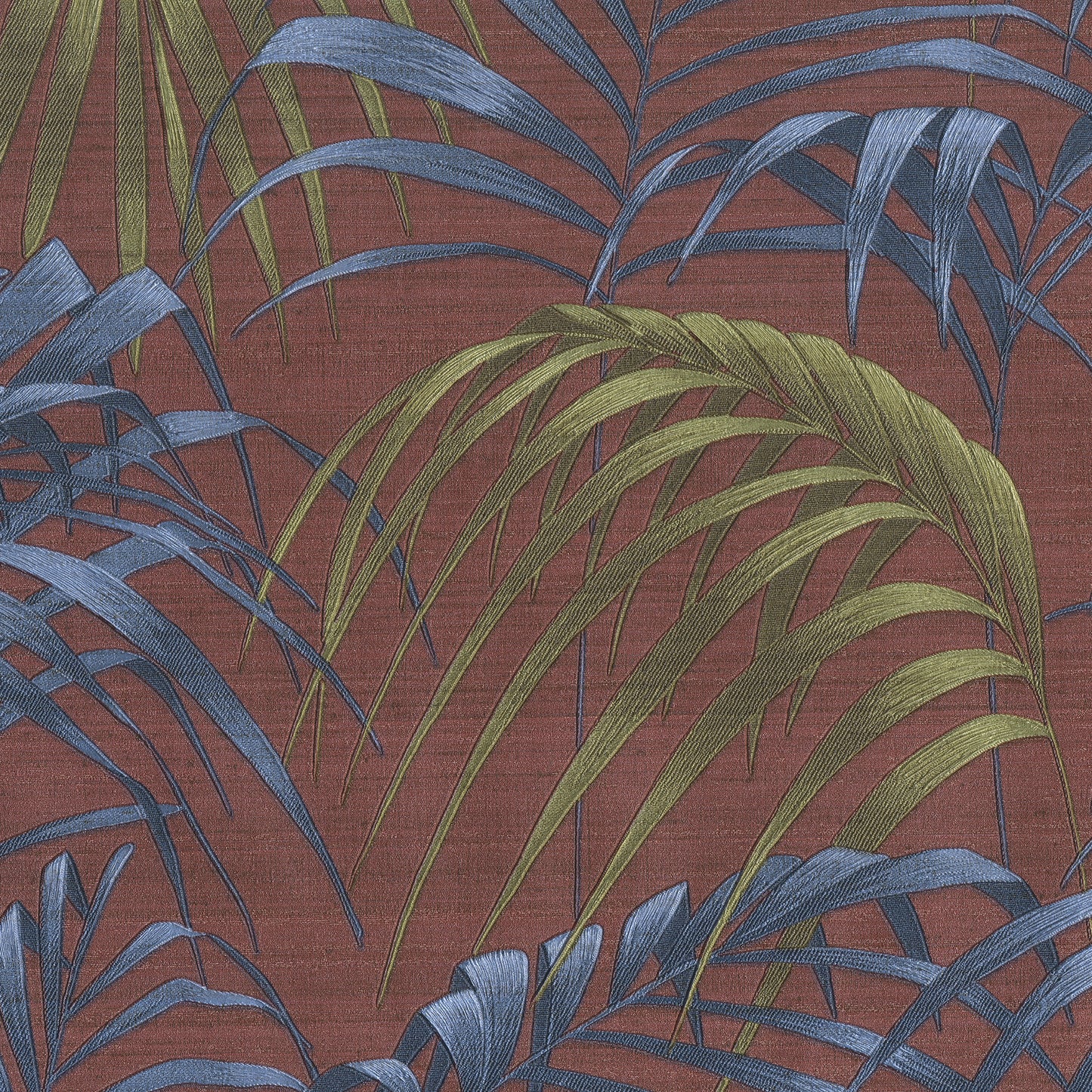 JF Fabrics -Wallpaper 10016 47 Wallpaper Red, Blue, Green Vinyl - 9531847 W9581