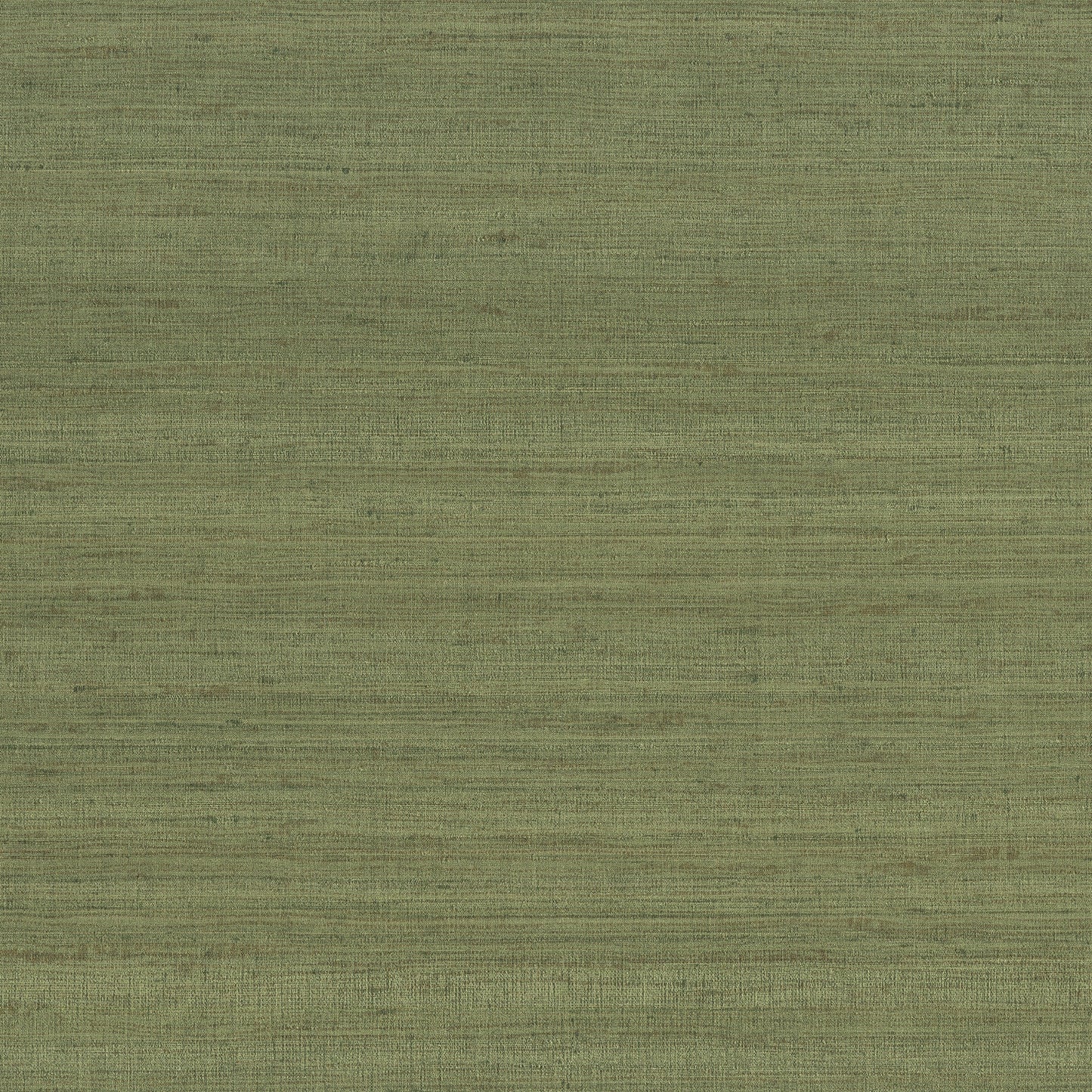 Olive green textured vinyl wallpaper with a subtle woven linen-like pattern.