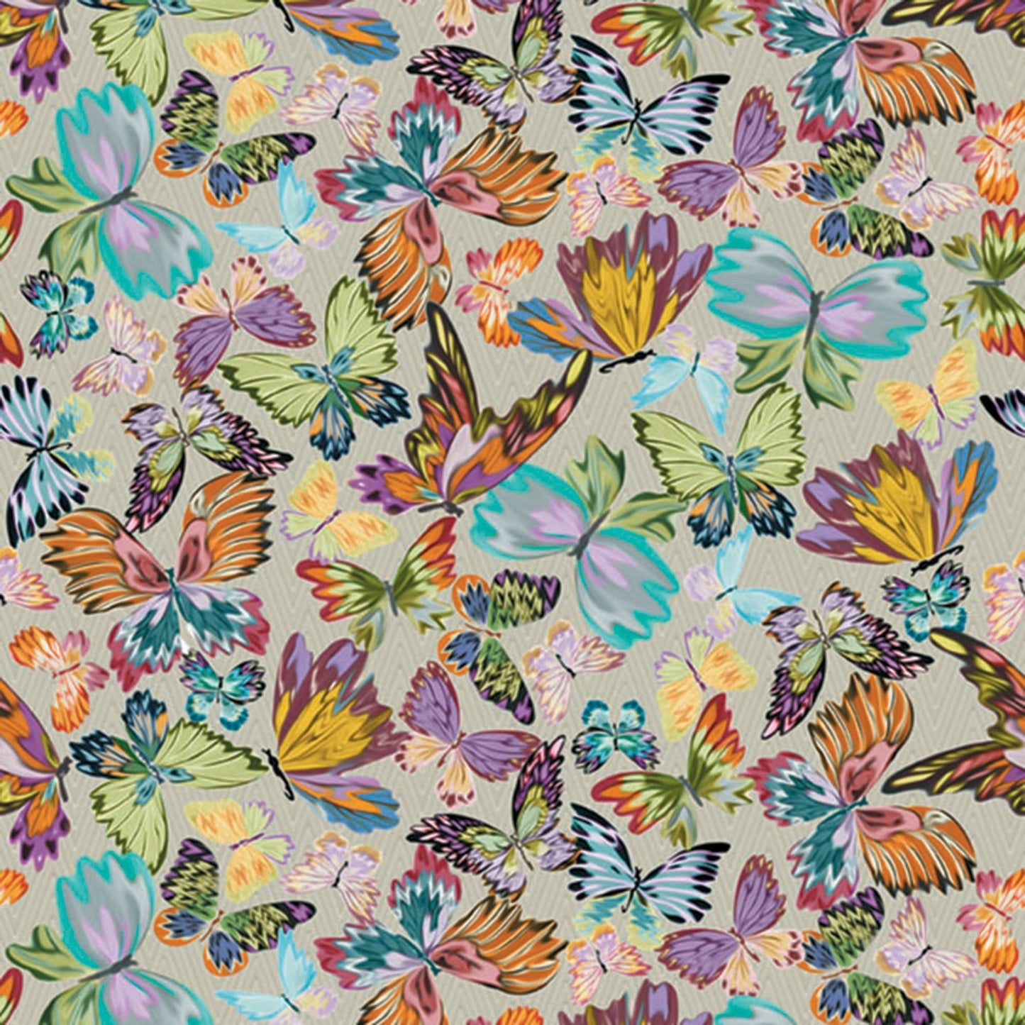 JF Fabrics -Wallpaper 10190 1 Wallpaper Purple,Orange,Rust,Blue,Green Non-Woven, Mural, Width Extendable - 8284801 W8731