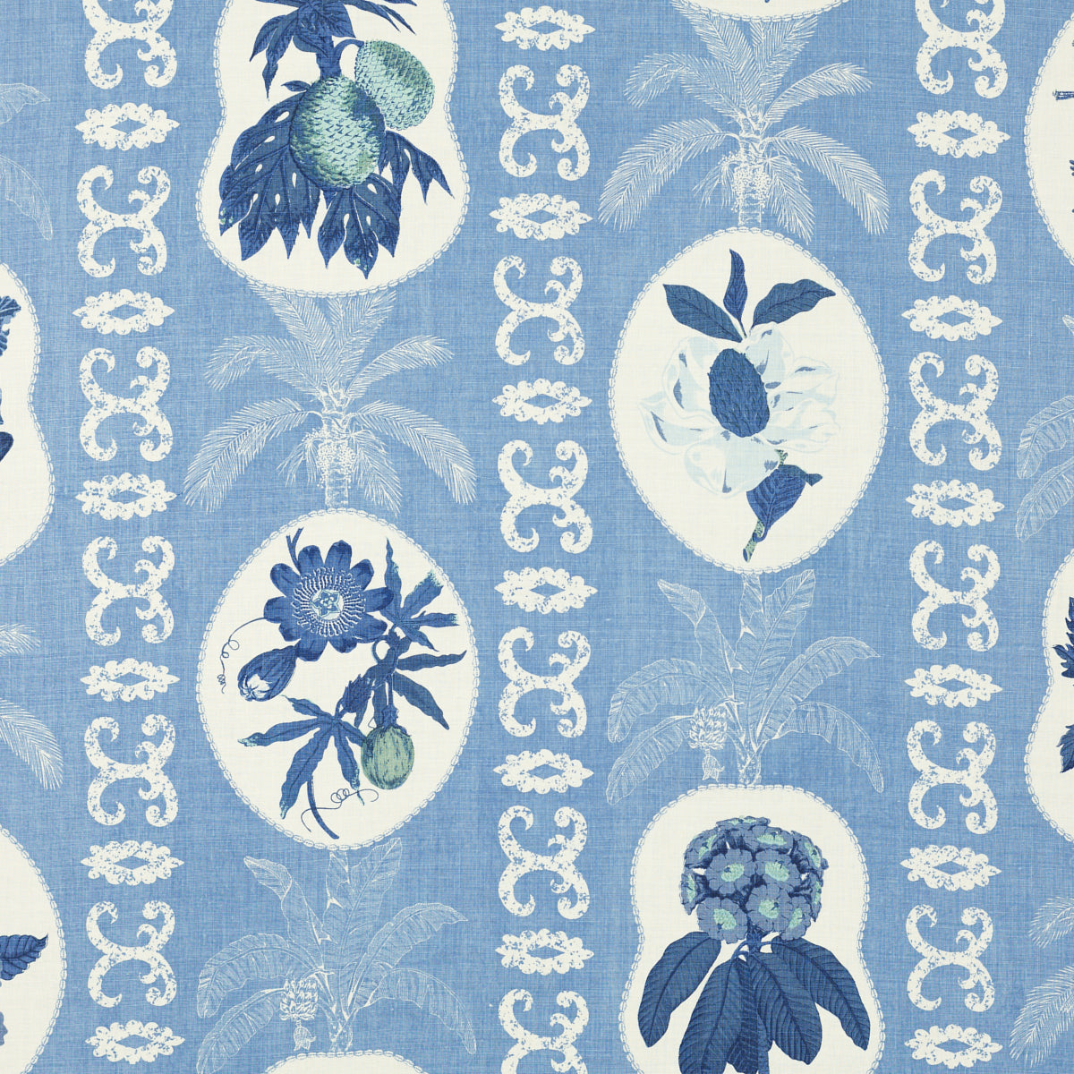 SCHUMACHER RAOUL TEXTILES MARTINIQUE PRINTS PRINTS DELFT - 137B39