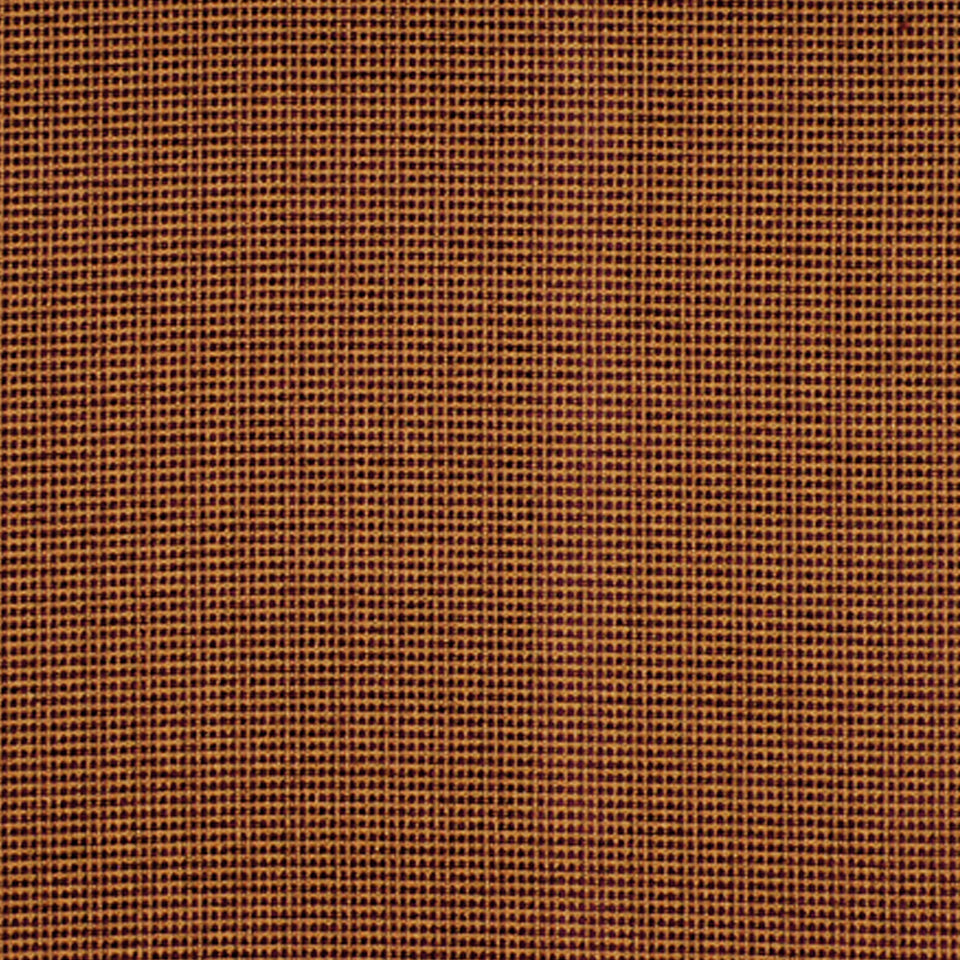 Burnt orange woven fabric with tight grid texture, upholstery-style textile.