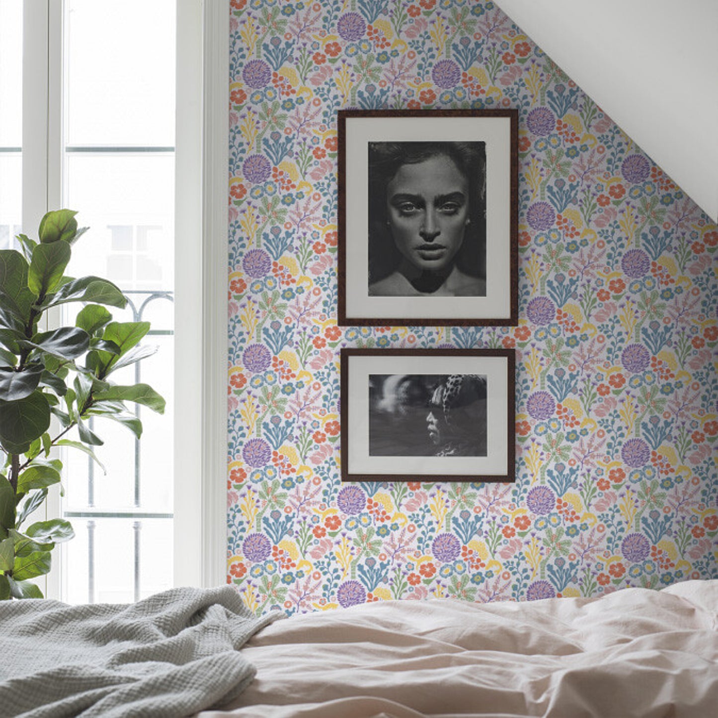 SCHUMACHER Borastapeter R??VDUNGE IVORY MULTI - 1473