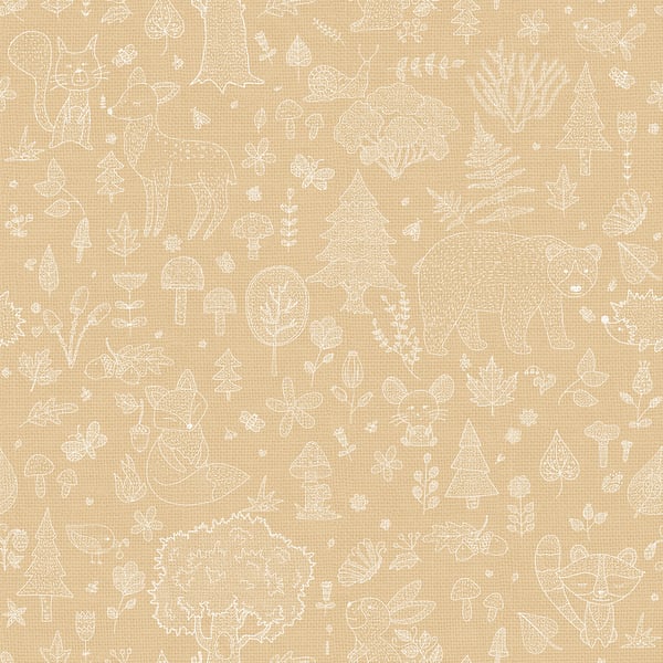 Galerie Wallcoverings Little Explorers 2 Forest Kingdom Galerie Wallcoverings Yellow - 14808