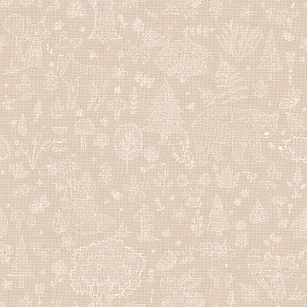 Galerie Wallcoverings Little Explorers 2 Forest Kingdom Galerie Wallcoverings Beige - 14809
