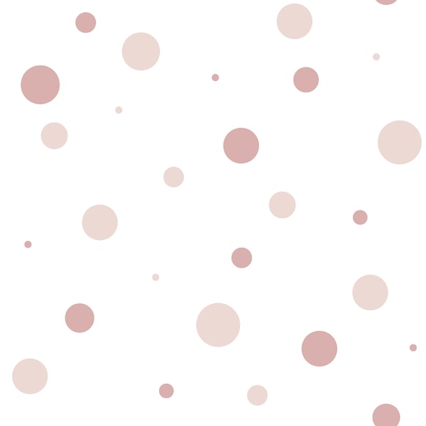 Galerie Wallcoverings Little Explorers 2 Polka Galerie Wallcoverings Pink - 14824