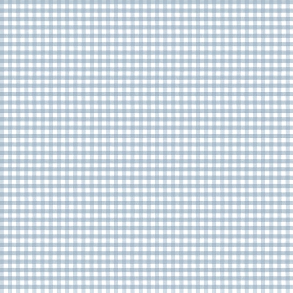 Galerie Wallcoverings Little Explorers 2 Two Tone Gingham Galerie Wallcoverings Blue - 14846