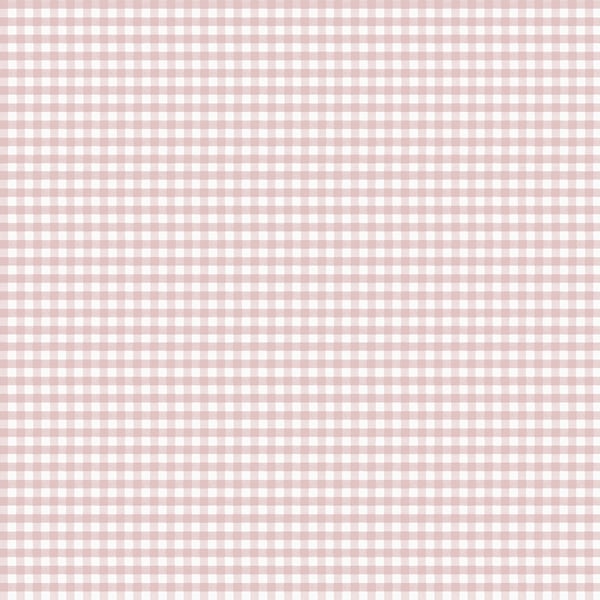 Galerie Wallcoverings Little Explorers 2 Two Tone Gingham Galerie Wallcoverings Pink - 14848
