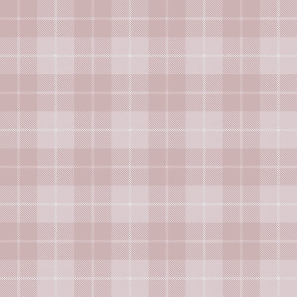 Galerie Wallcoverings Little Explorers 2 Twilled Tartan Galerie Wallcoverings Pink - 14874