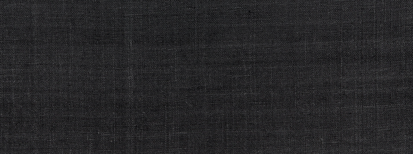 Dark charcoal woven fabric texture with subtle crosshatch.