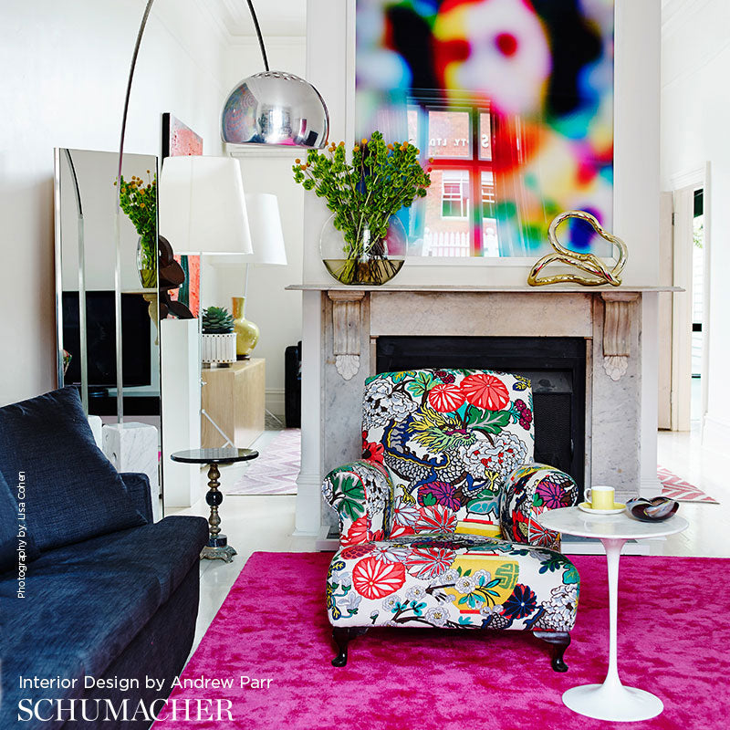 SCHUMACHER EXUBERANT PRINTS CHIANG MAI DRAGON PRINTS PRINTS LIMESTONE - 173278