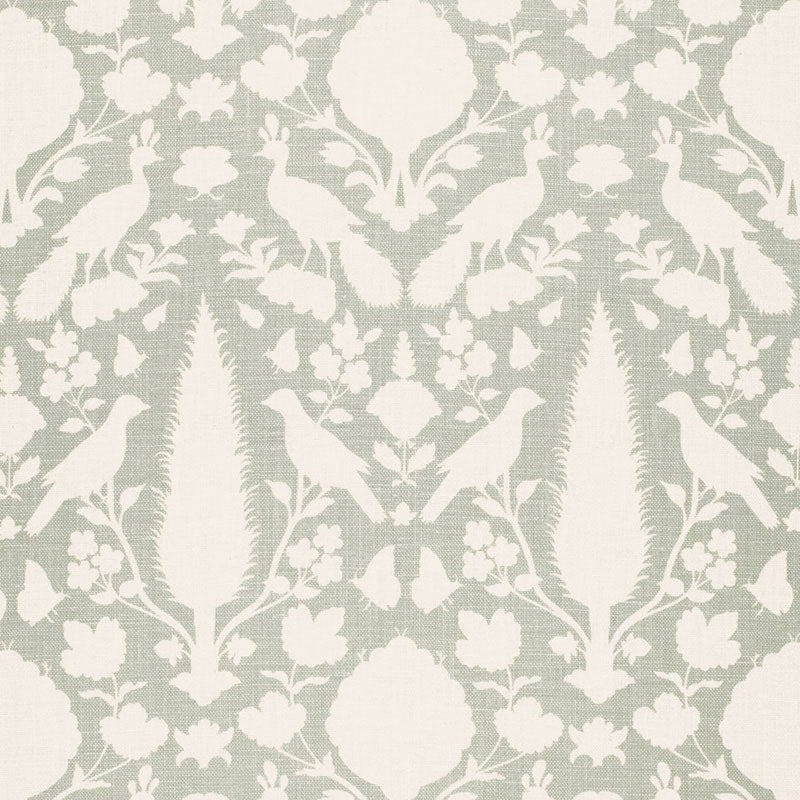 SCHUMACHER FABRIC PRINT HAPPY CHENONCEAU AQUAMARINE - 173562