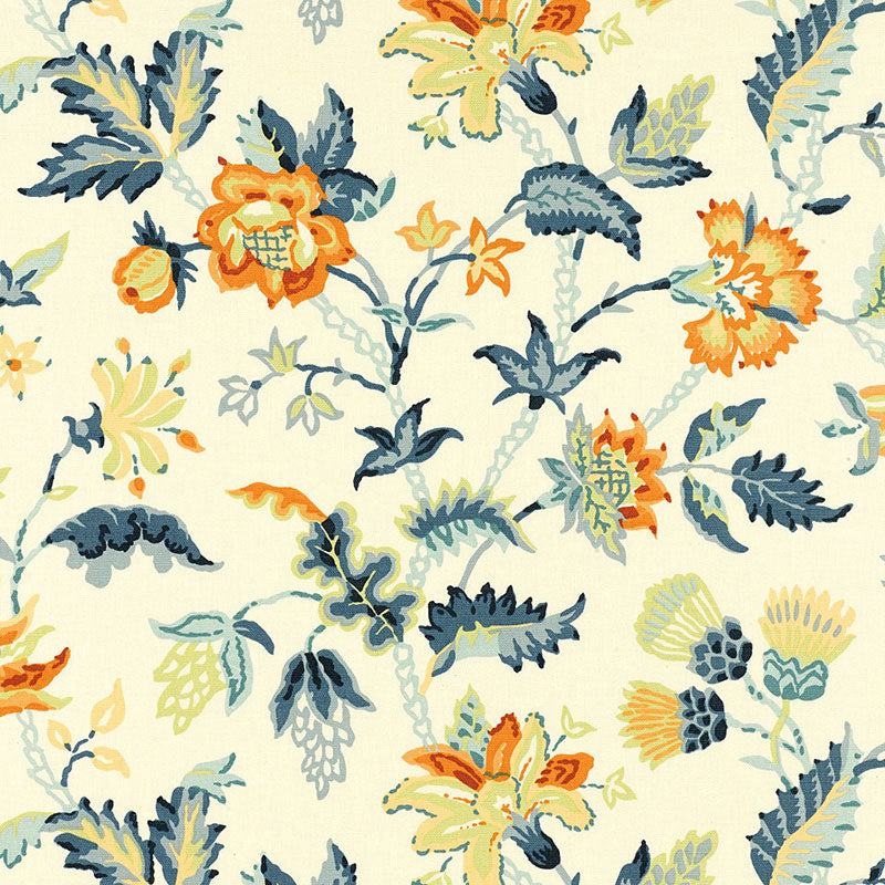 SCHUMACHER CLASSIC PRINTS ALANA FLORAL VINE PRINTS PRINTS APRICOT - 173692