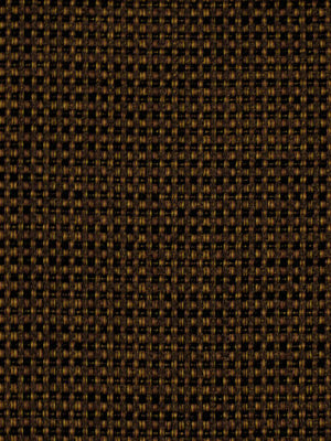 Dark brown tweed fabric with tiny gold flecks in a micro-check pattern; textured textile for upholstery.