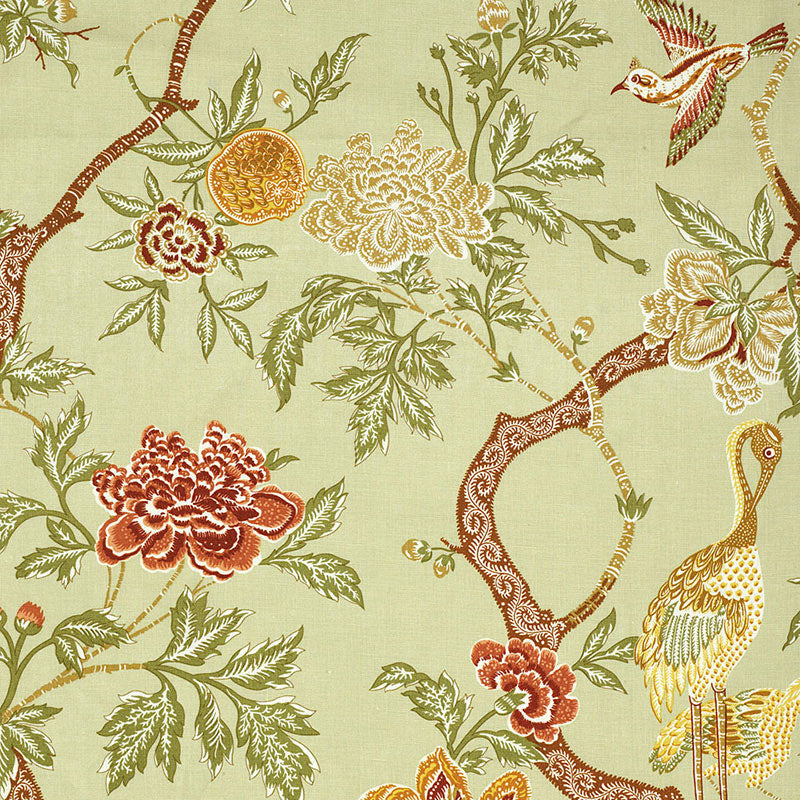 SCHUMACHER ORIENT EXPRESS ARBRE CHINOIS PRINTS PRINTS SAGE - 174082
