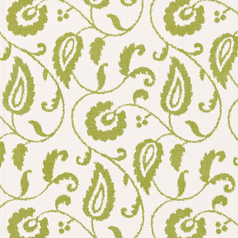 SCHUMACHER CLASSIC PRINTS MALACCA IKAT VINE PRINTS PRINTS WILLOW - 175013
