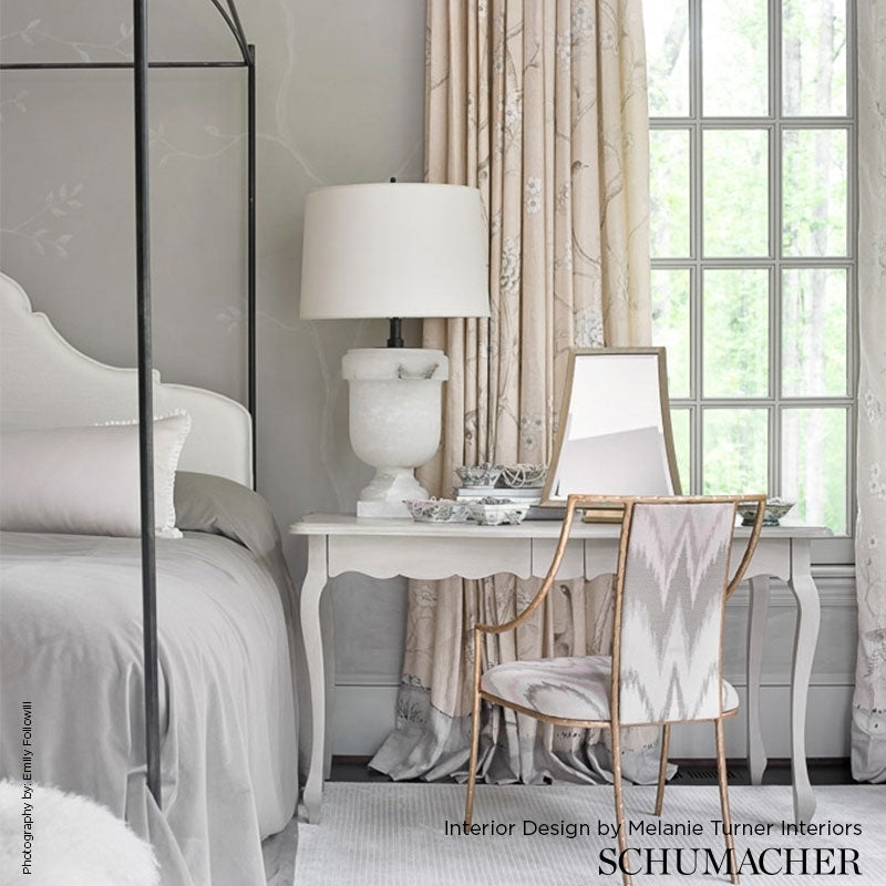 SCHUMACHER MARY MCDONALD CHINOIS PALAIS PRINTS PRINTS BLUSH CONCH - 175041