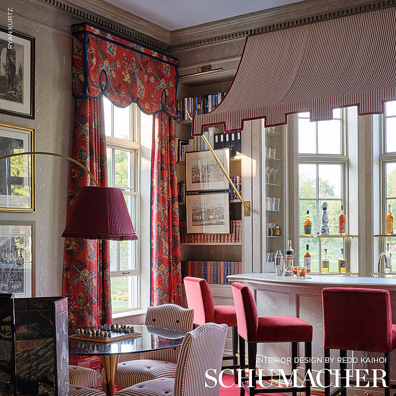 SCHUMACHER MILES REDD PEACOCK PRINTS PRINTS RED - 175910