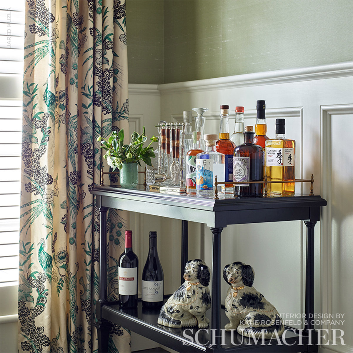 SCHUMACHER MILES REDD PEACOCK PRINTS PRINTS EMERALD - 175911