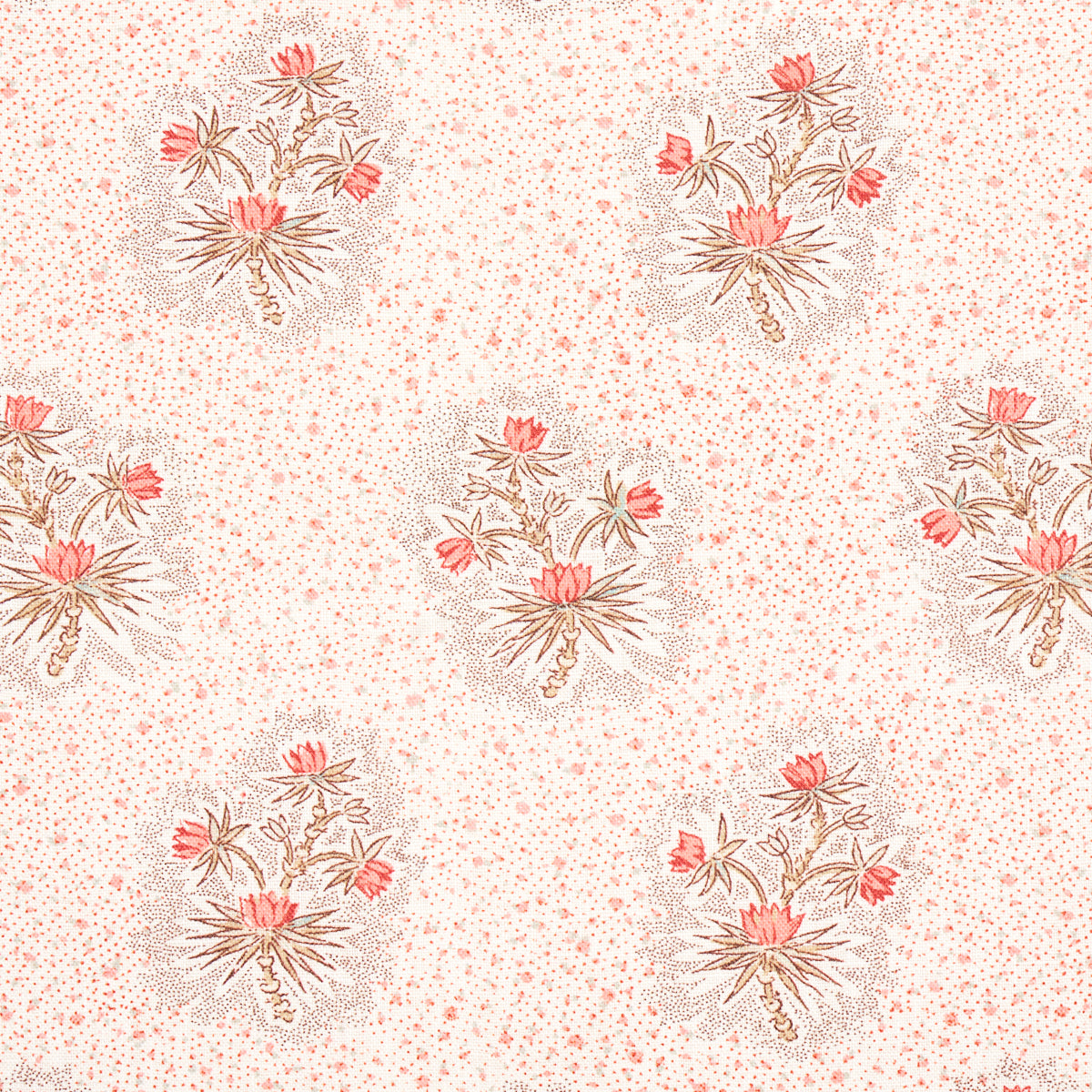 SCHUMACHER COUNTRY CHIC CASSIS FLORAL PRINTS PRINTS ROUGE - 175970