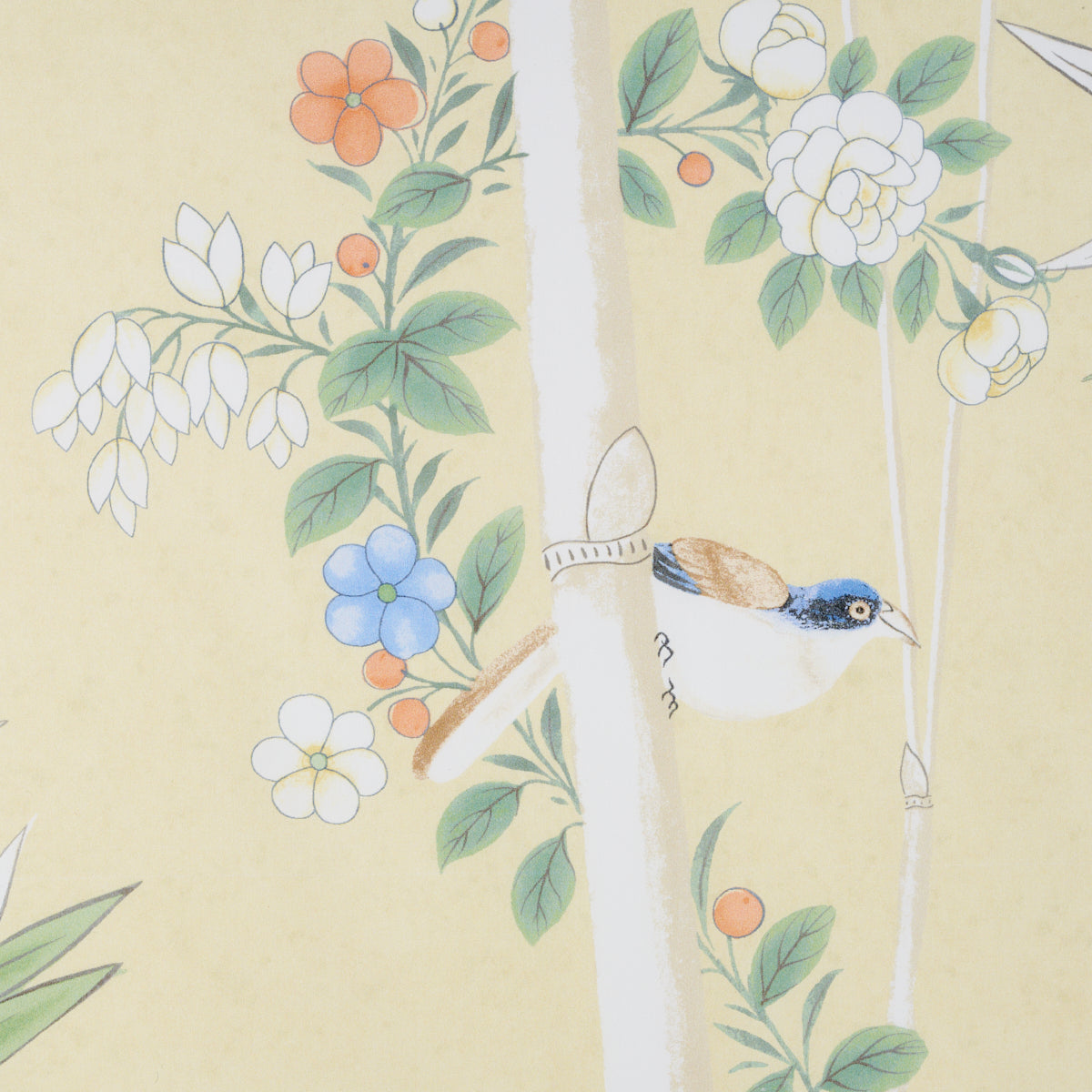 SCHUMACHER FABRIC MILES REDD BRIGHTON PAVILION PANEL YELLOW - 176024