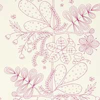 SCHUMACHER GOOD VIBRATIONS BLOMMEN PRINT Fuchsia - 176202