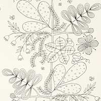 SCHUMACHER GOOD VIBRATIONS BLOMMEN PRINT Black - 176204