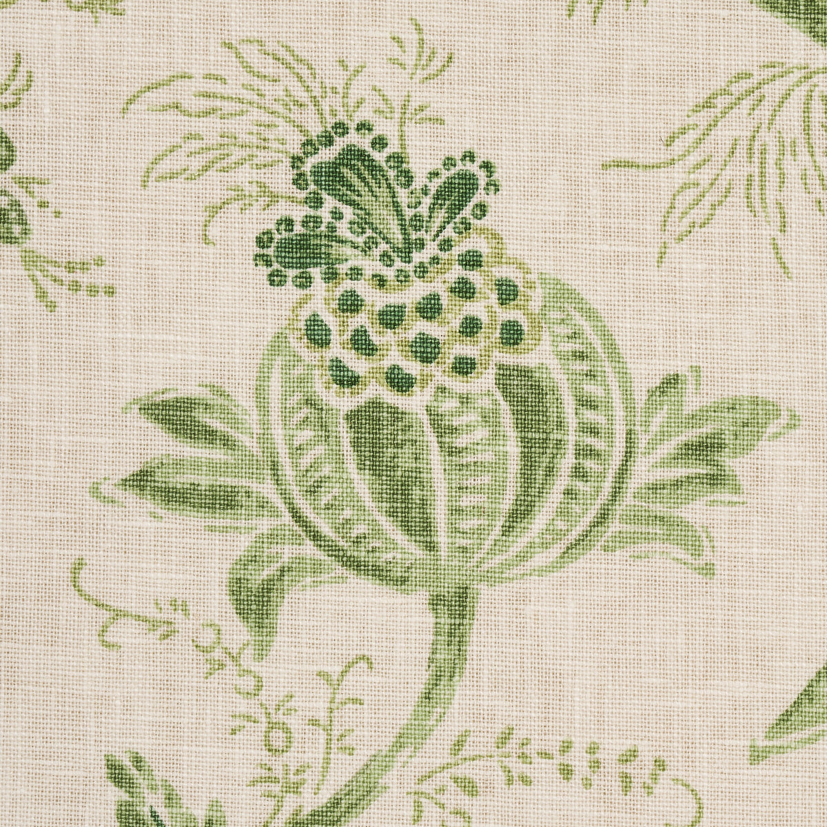 SCHUMACHER MARK D. SIKES CHINOISERIE VINE PRINTS PRINTS LEAF GREEN - 176492