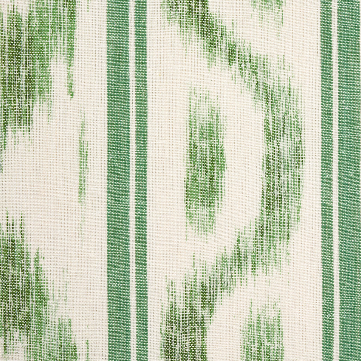 SCHUMACHER MARK D. SIKES SANTA MONICA IKAT PRINTS PRINTS LEAF GREEN - 176504