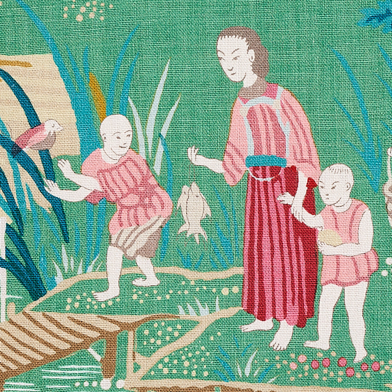 SCHUMACHER SCHUMACHER CLASSICS YANGTZE RIVER PRINTS PRINTS JADE - 176770