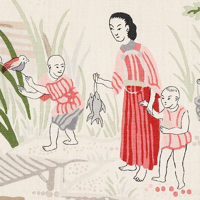 SCHUMACHER SCHUMACHER CLASSICS YANGTZE RIVER PRINTS PRINTS IVORY - 176774